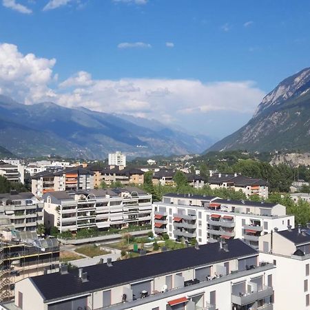 Studio vue imprenable Sierre Esterno foto