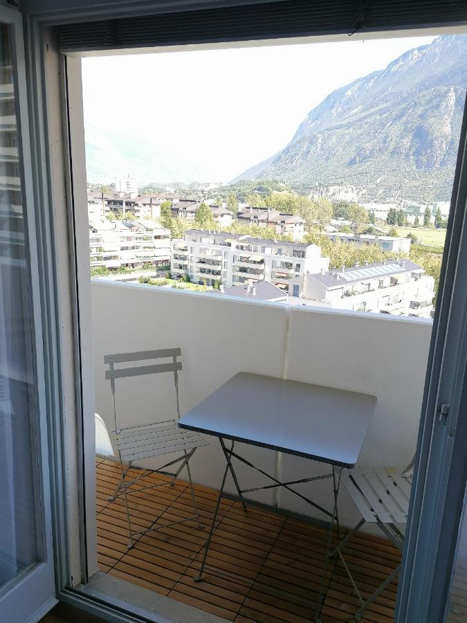 Studio vue imprenable Sierre Esterno foto